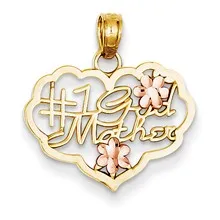 #1 Godmother Charm in 14k Gold Two-tone