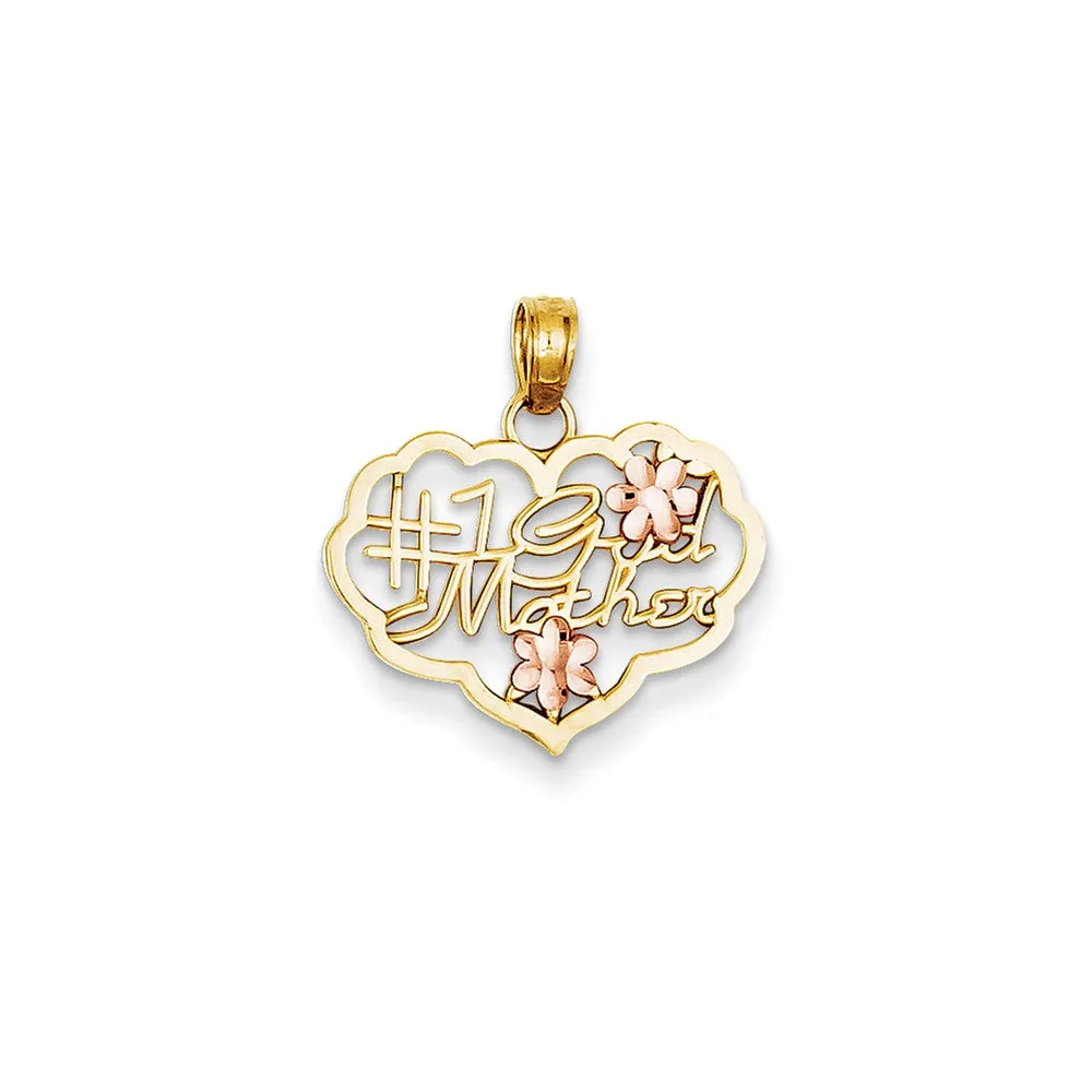 #1 Godmother Charm in 14k Gold Two-tone