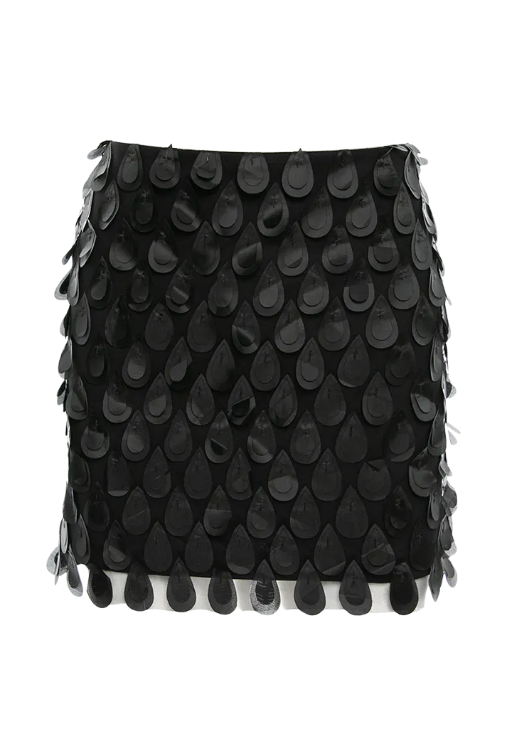 3D Organza Mini Skirt