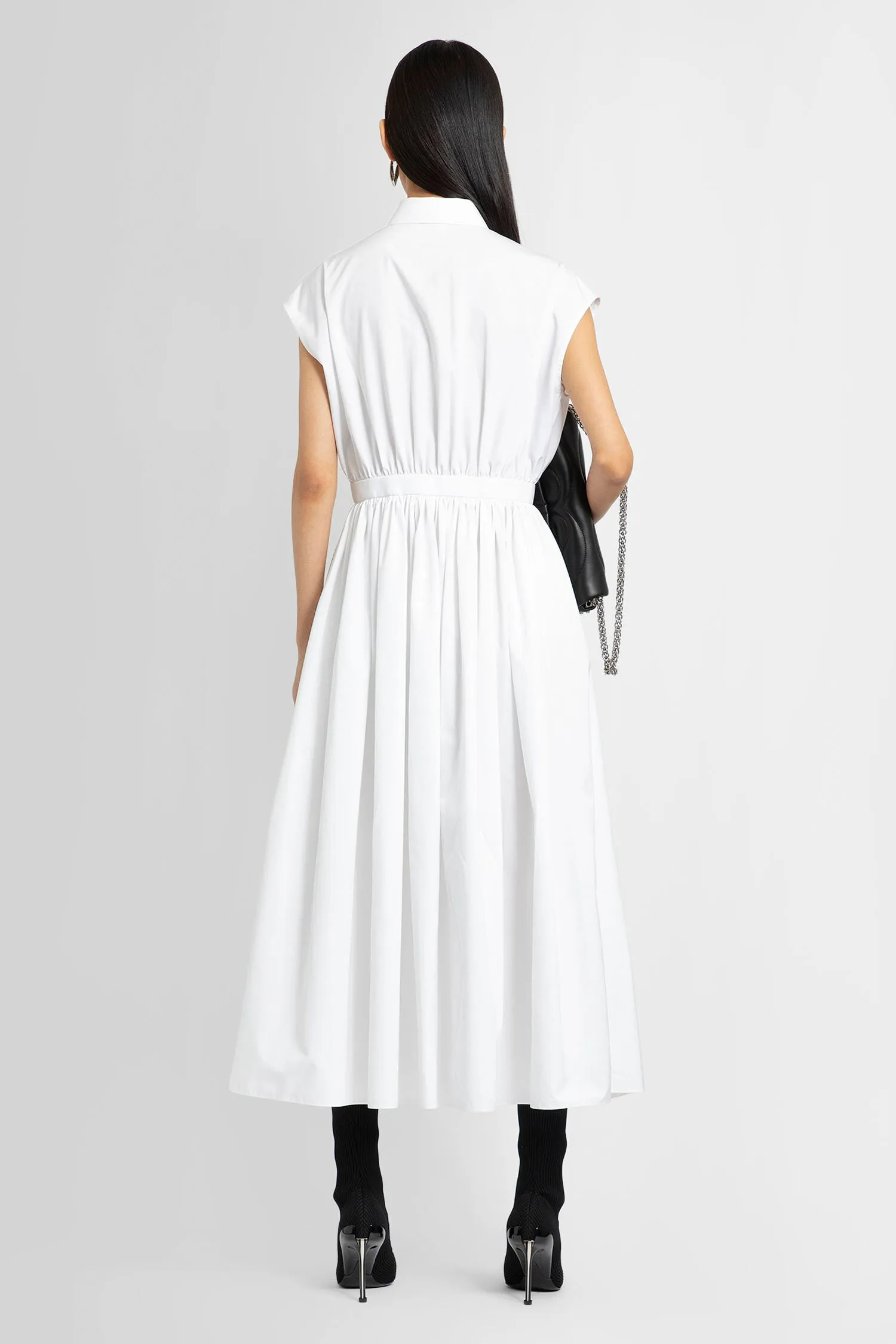 ALEXANDER MCQUEEN WOMAN WHITE DRESSES