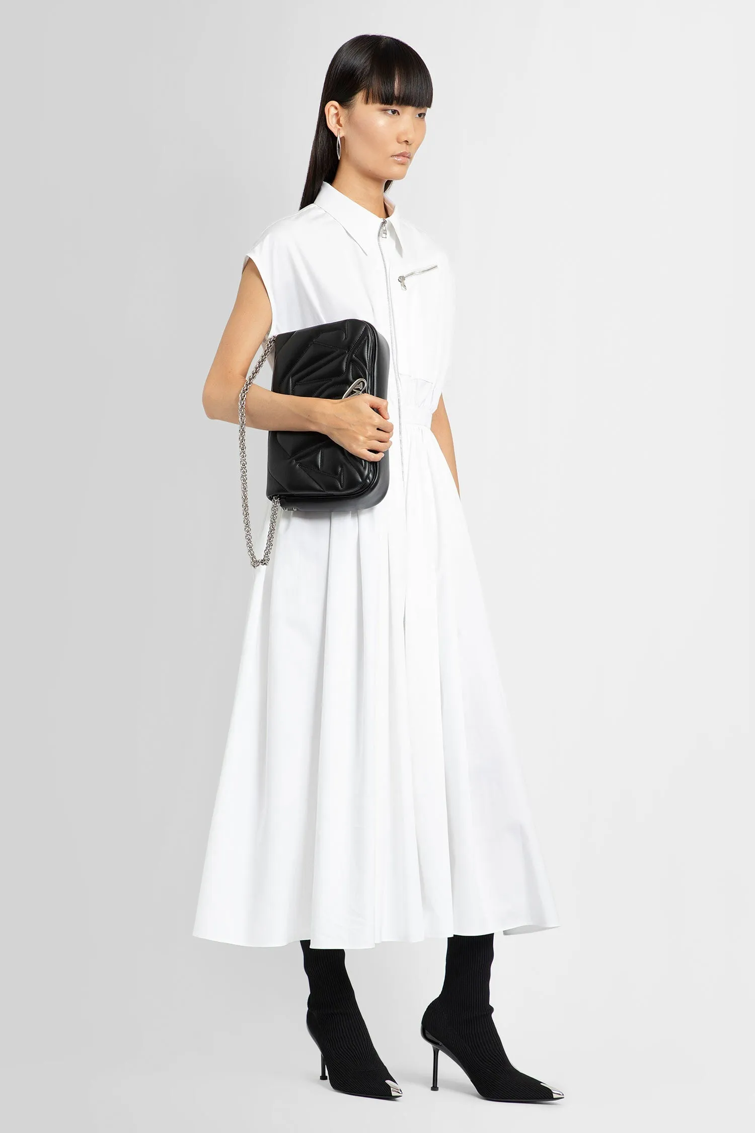 ALEXANDER MCQUEEN WOMAN WHITE DRESSES