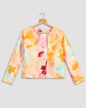 Bestselling Tie And Dye Reversible Jacket For Women