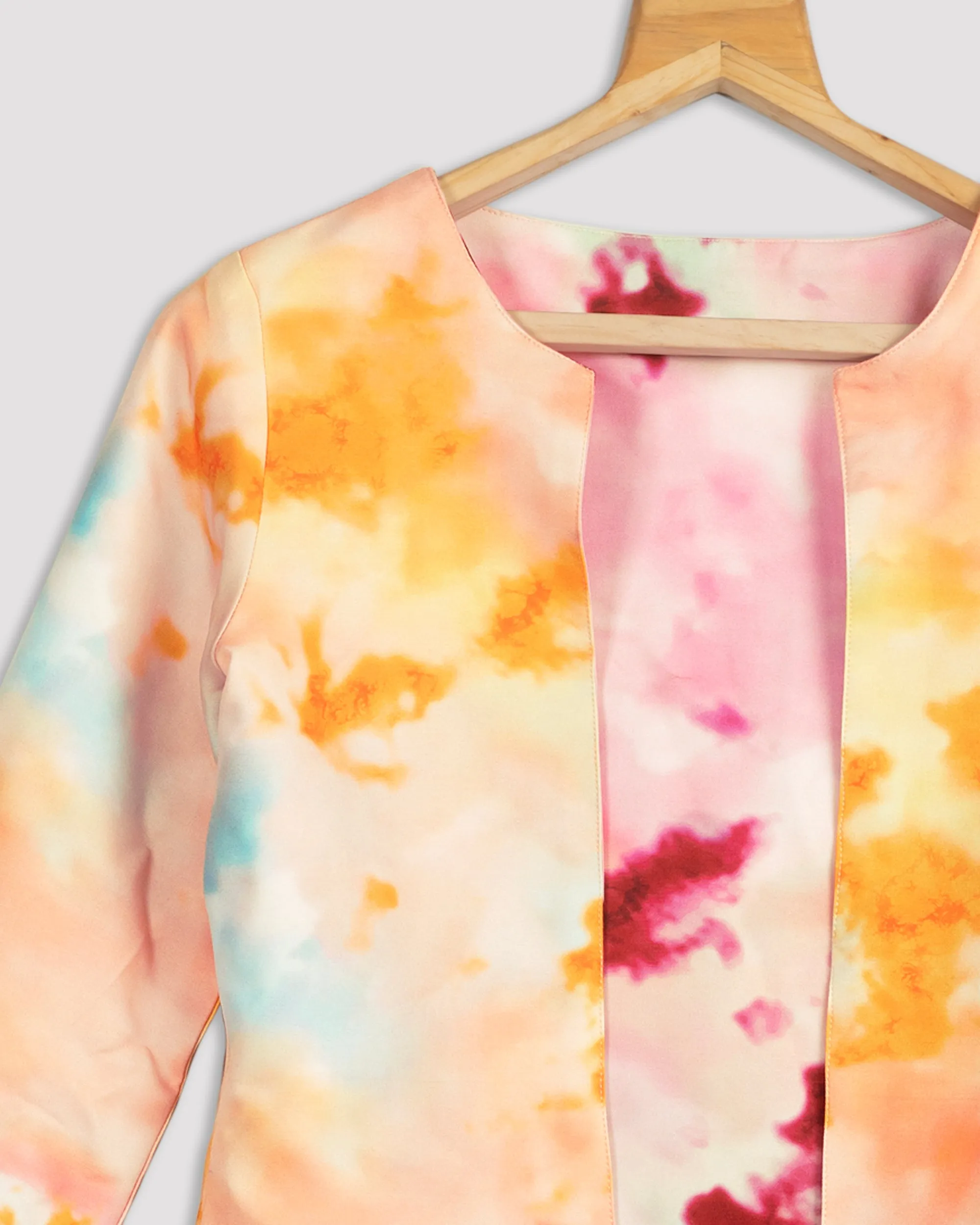 Bestselling Tie And Dye Reversible Jacket For Women