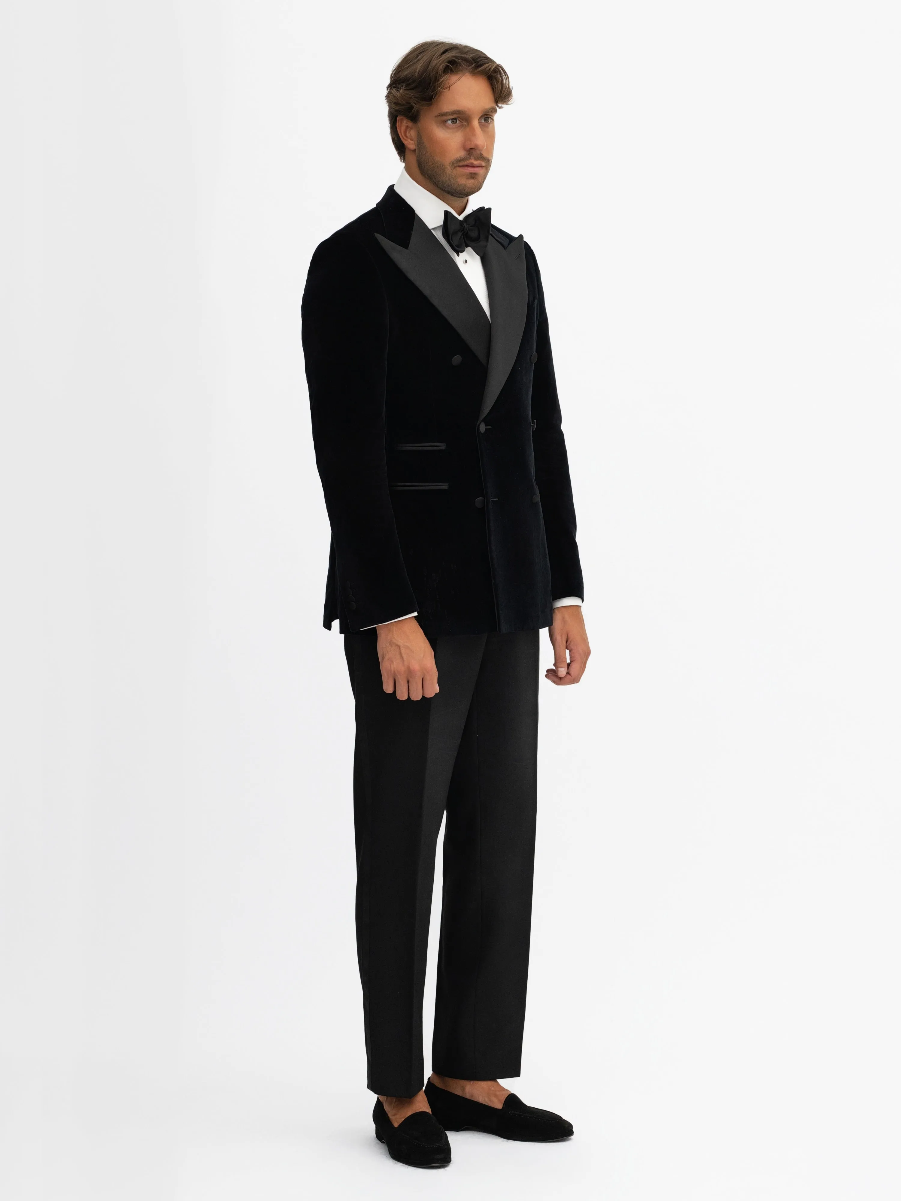 Black Velvet Tuxedo Jacket