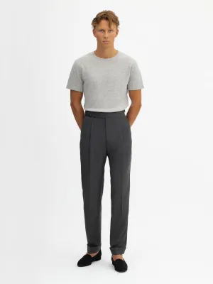 Charcoal S130 Wool Gurkha Trousers