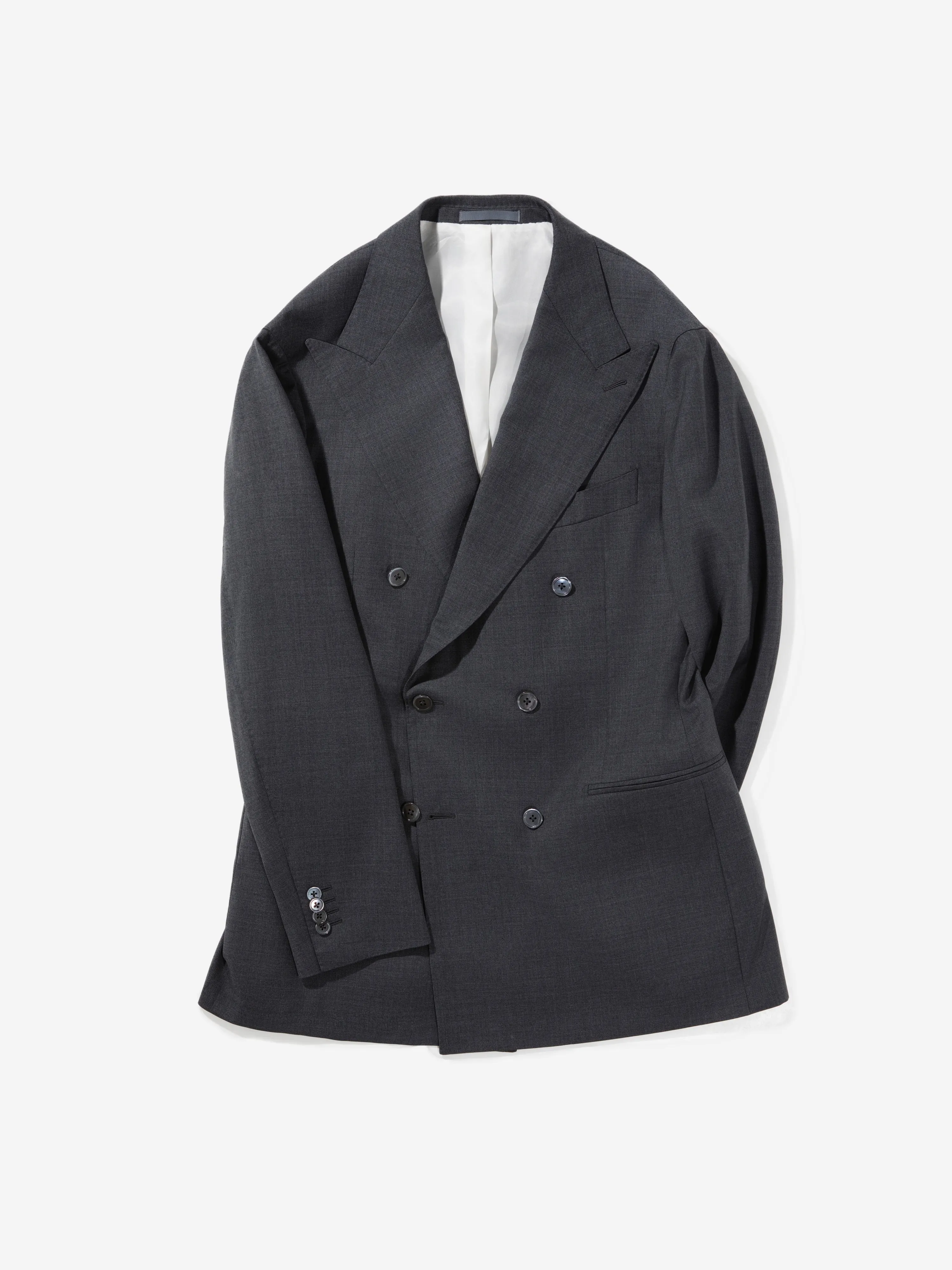 Charcoal S130 Wool Jacket (DB)