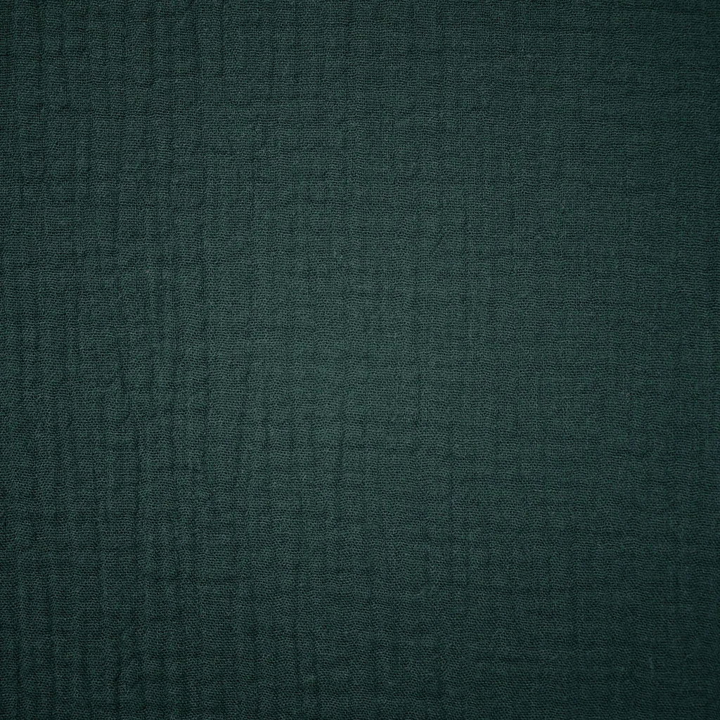 Cotton Double Gauze Solid Evergreen SY