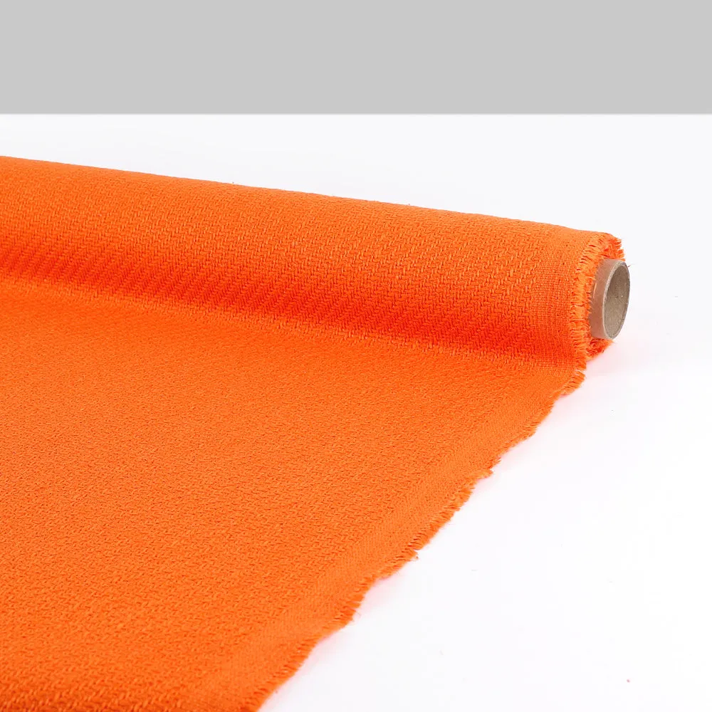 Cotton / Poly Shimmer Tweed - Orange Peel