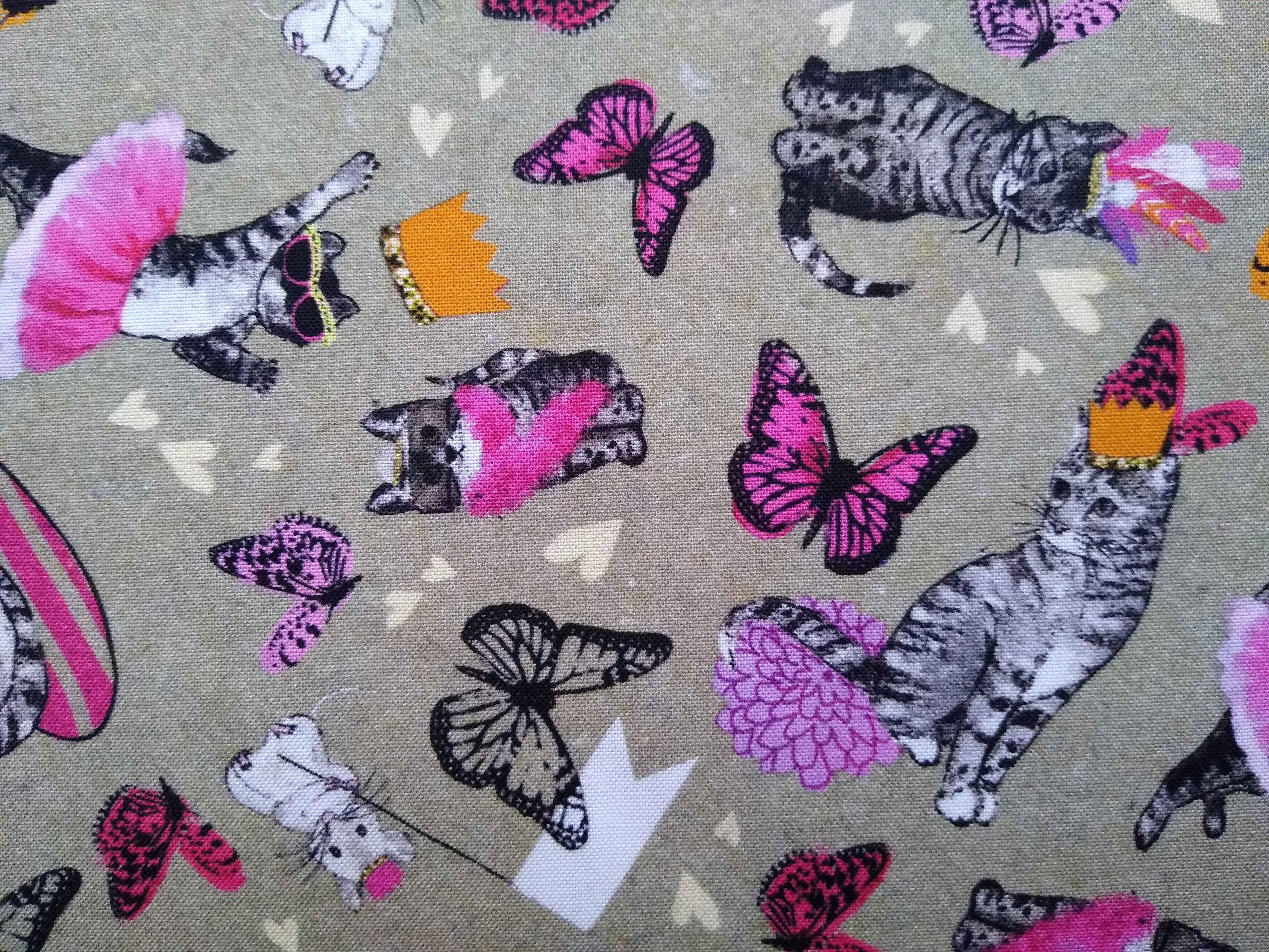 Cotton Print / Kitties n Tutus