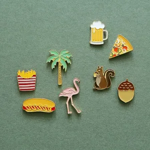 Dailylike Pin Badge 24k - Set of 2