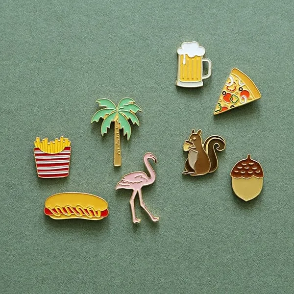 Dailylike Pin Badge 24k - Set of 2