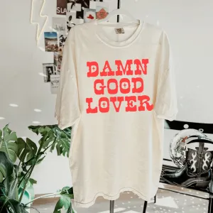 Damn Good Lover Vintage Oversize Tee