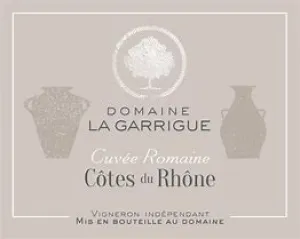 Domaine la Garrigue 2021 "Cuvee Romaine" Cotes du Rhone Red