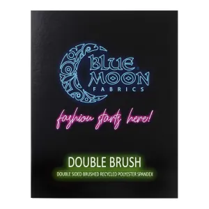 Double Sided Brushed Recycled Polyester Spandex Color Card | Blue Moon Fabrics