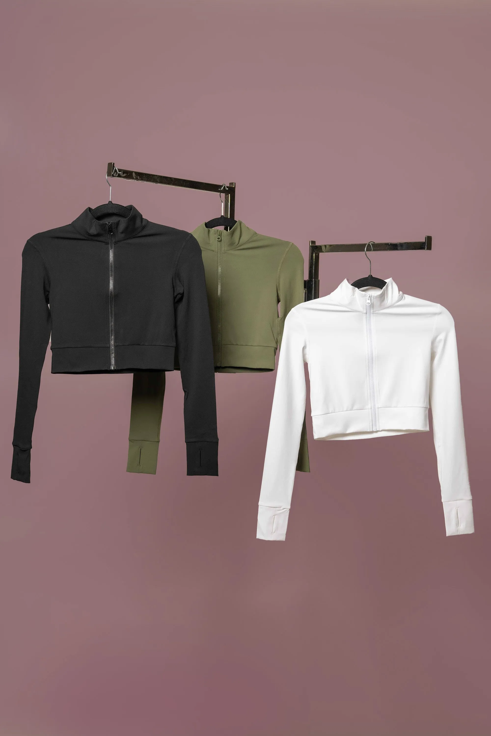 Effortless Cropped Sport Jacket