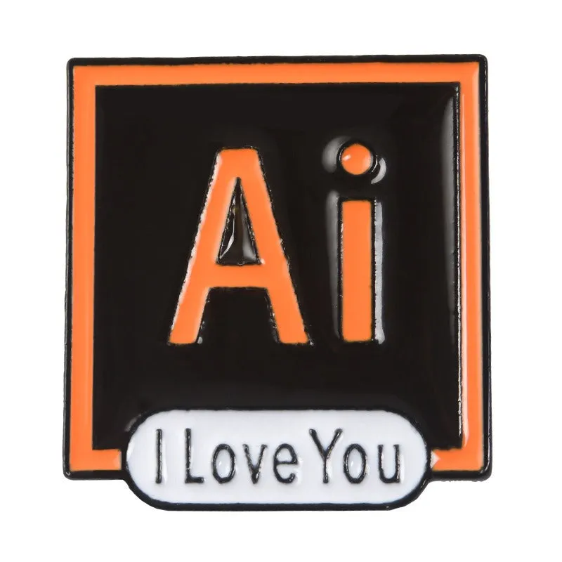 Enamel Pin - Ps Ai