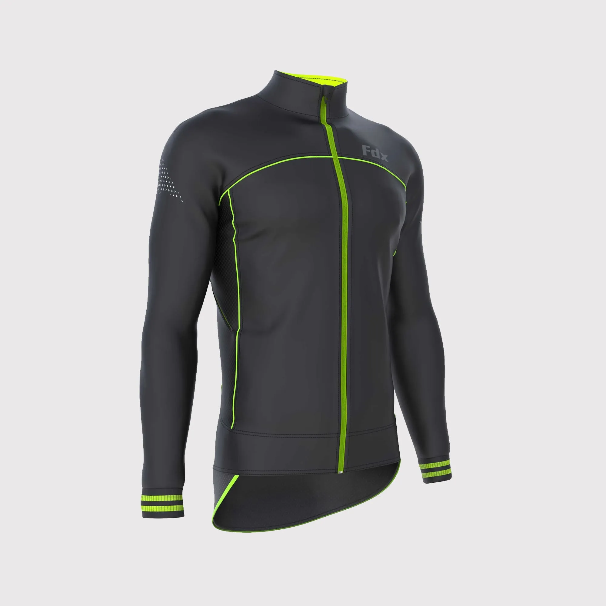 Fdx Apollux Green Softshell Men's & Boy's Windproof Cycling Jacket