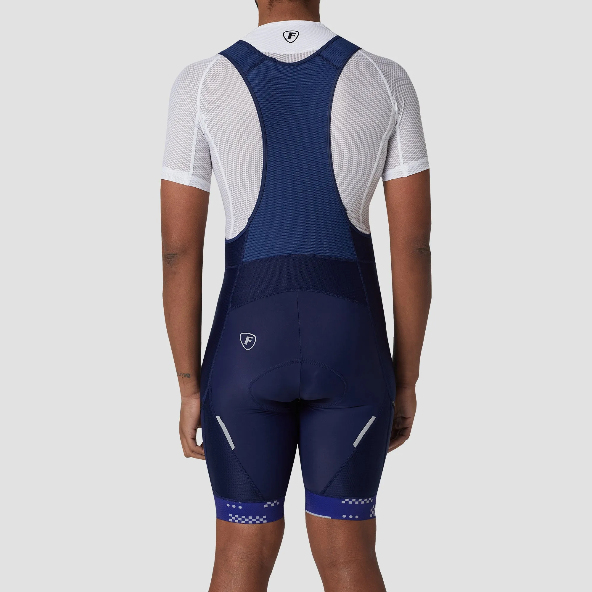 Fdx Men's & Boy's Set All Day Blue Short Sleeve Jersey & Bib Shorts