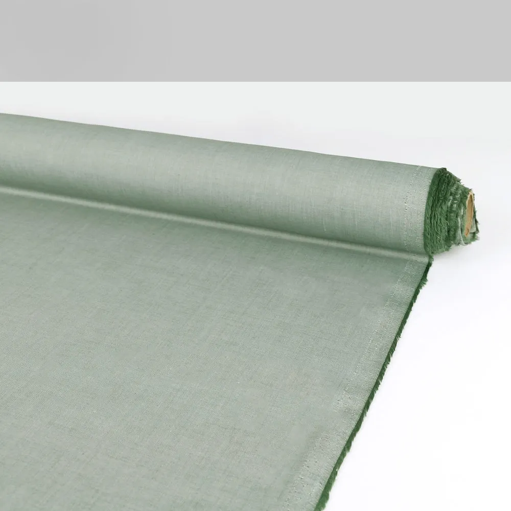 Fine Cotton Chambray - Oxley Green