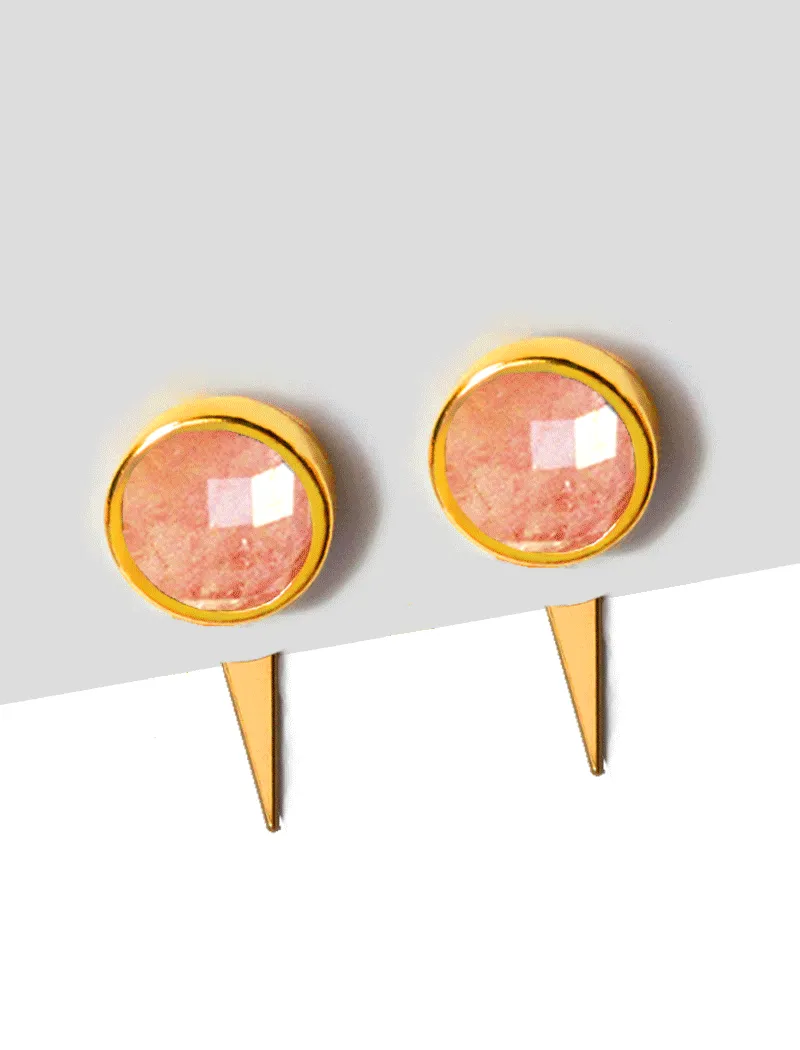 FIRE 3-Way Gemstone Spike Earring Jackets