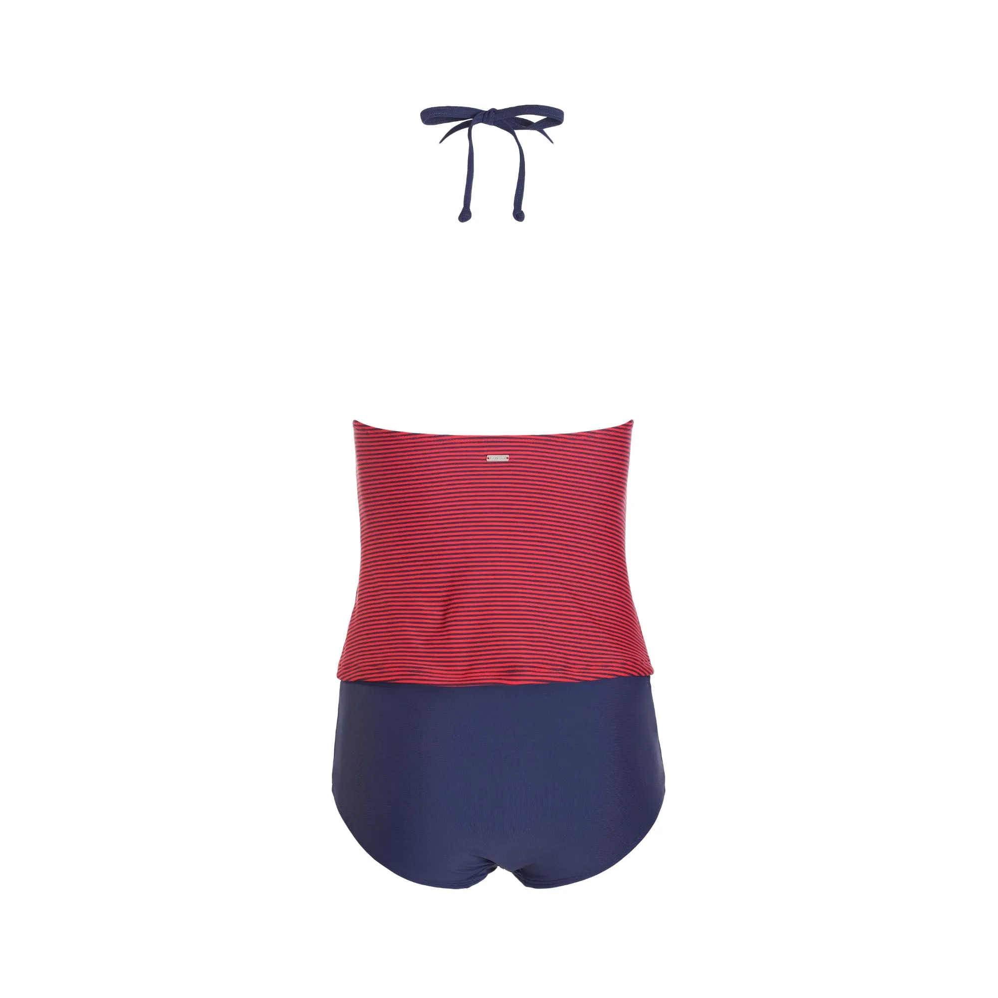 Gourami Stripes Out Tankini - Dark Red