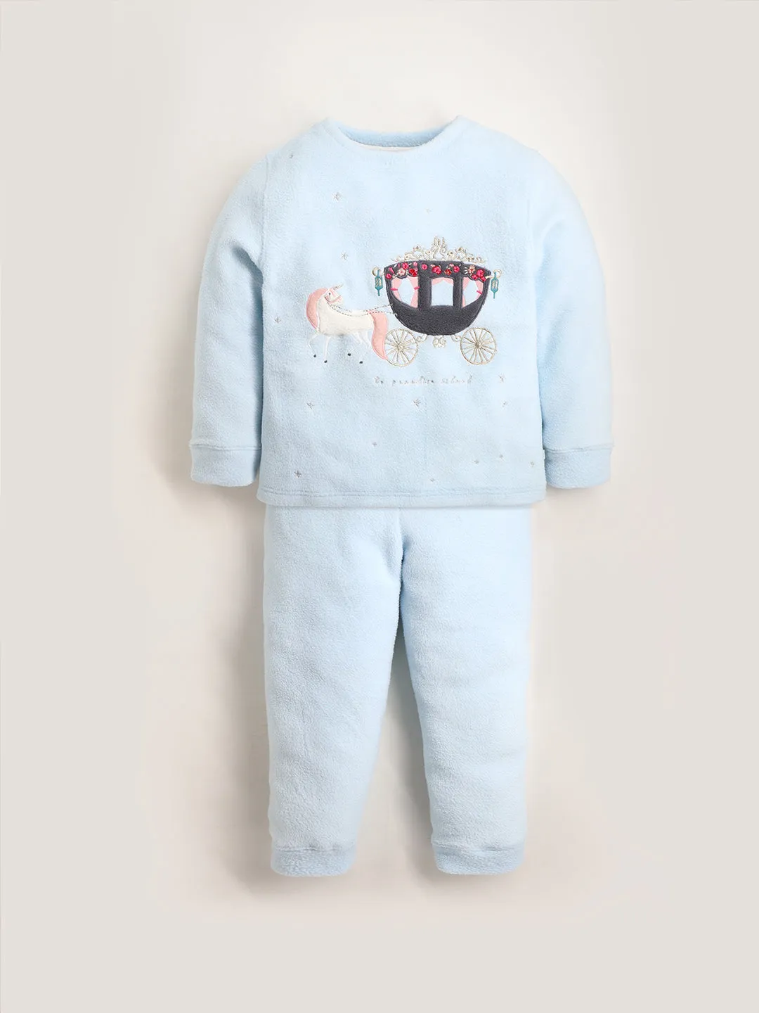 Horse Sleigh Blue Nightsuit