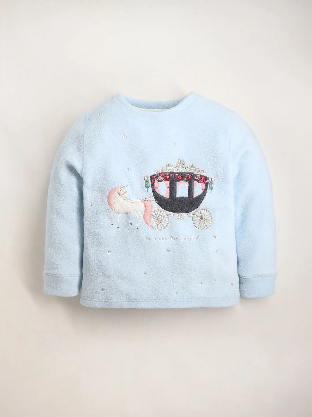 Horse Sleigh Blue Nightsuit