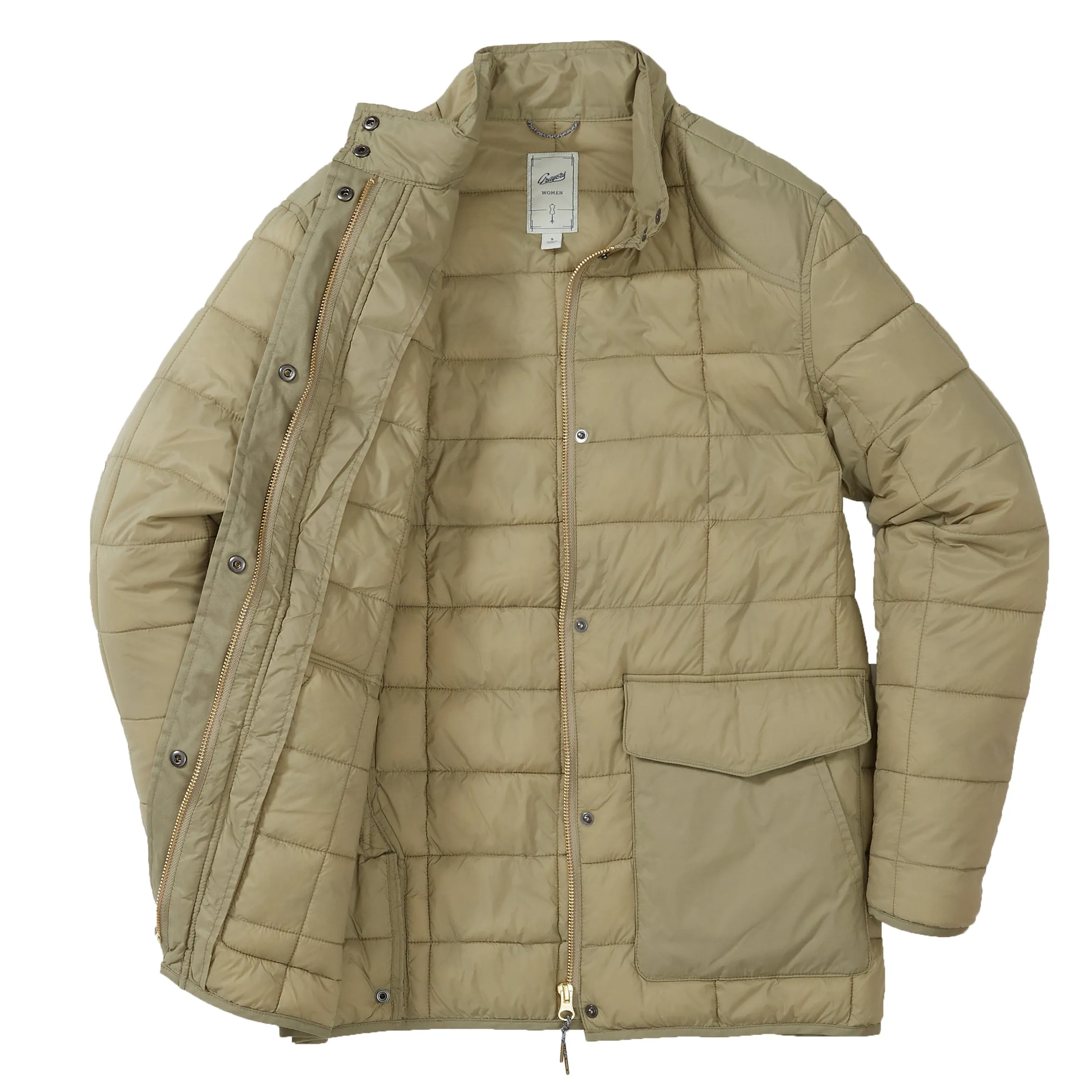 Ladies' Paragon Quilted Featherweight Jacket - Slate Green (Final Sale)