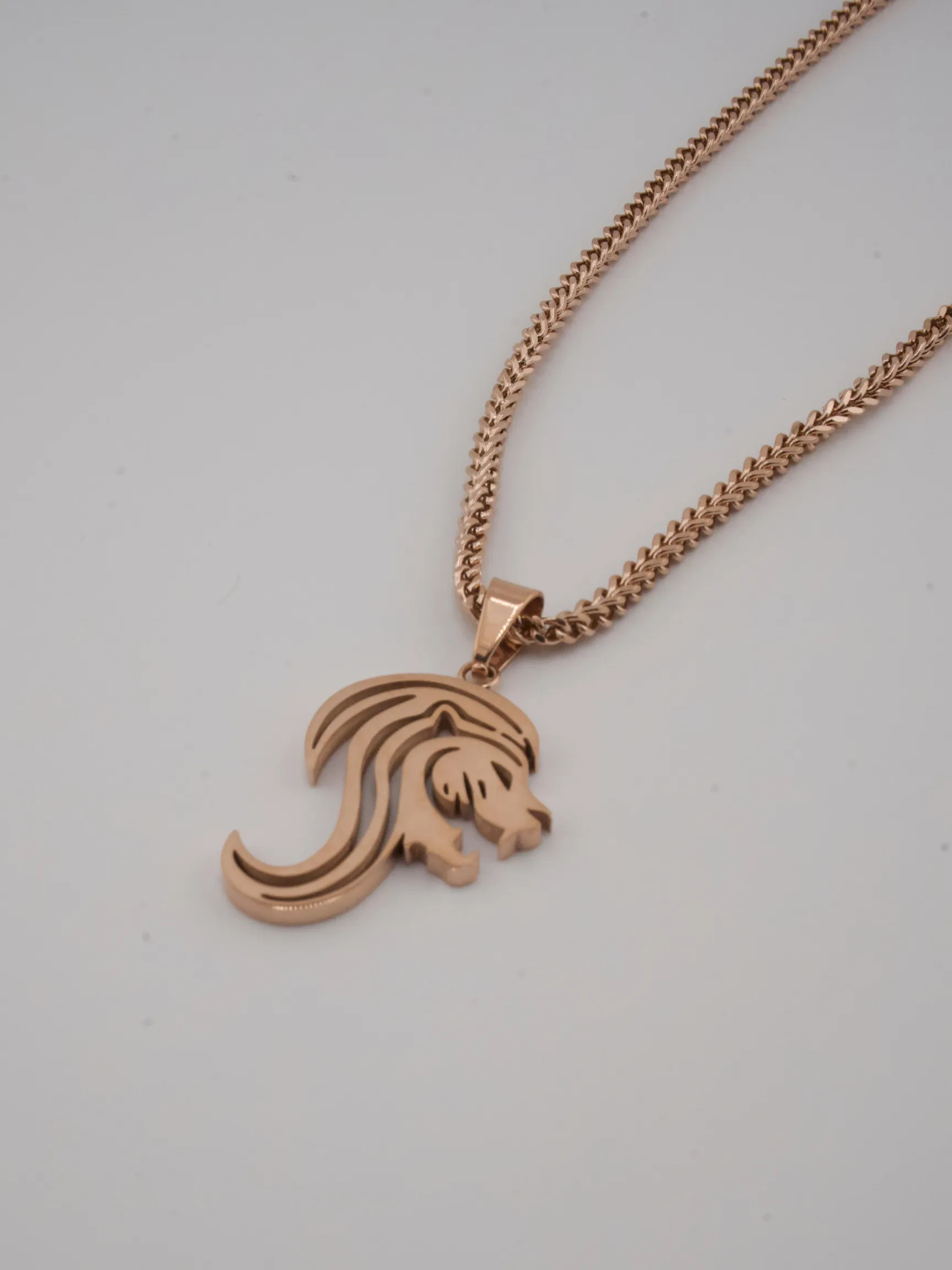 LION FRANCO CHAIN- ROSE GOLD