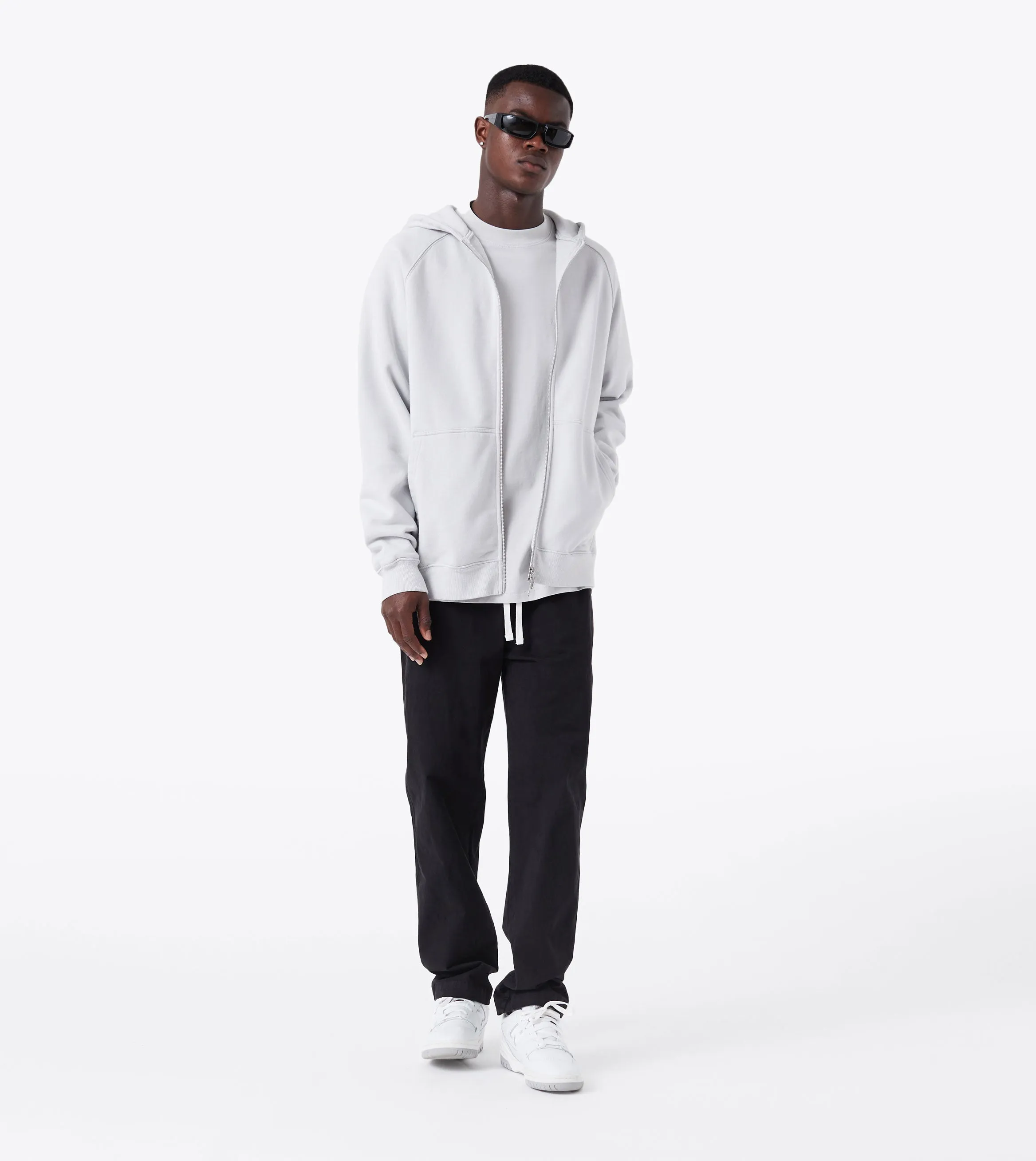 Lowgo Hood Zip Sweat Fog