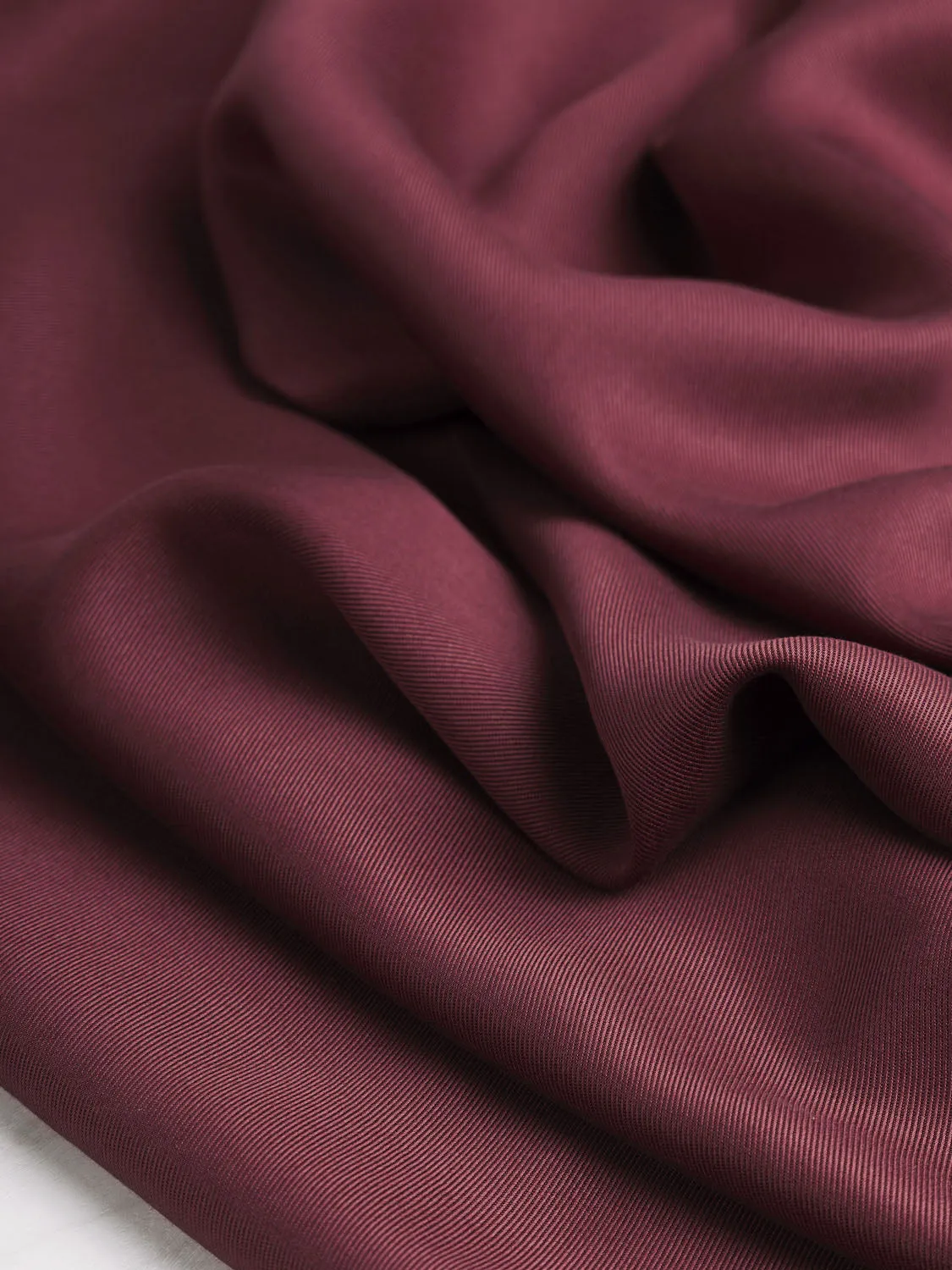 Lyocell Twill - Bordeaux - Swatch