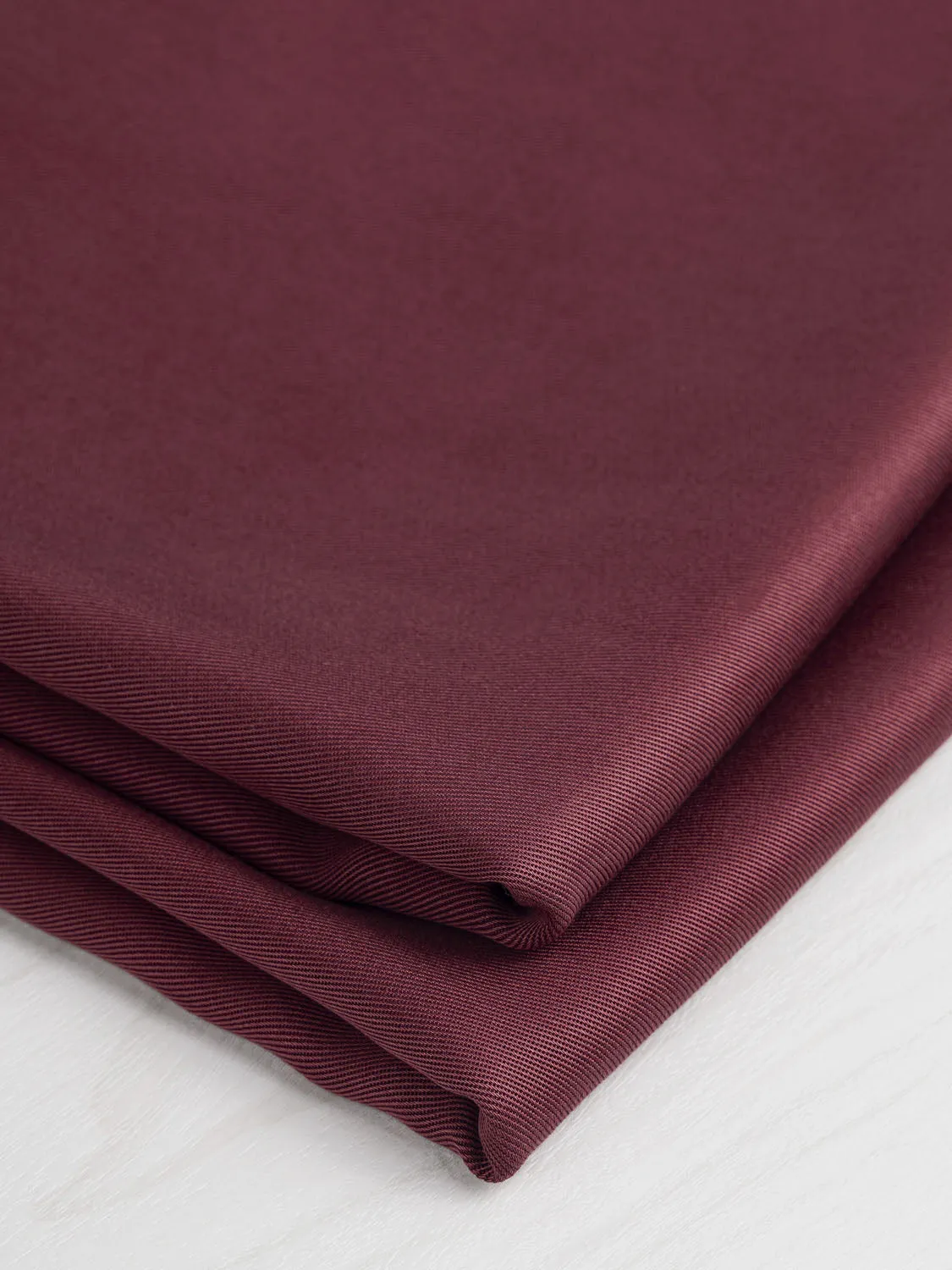 Lyocell Twill - Bordeaux - Swatch