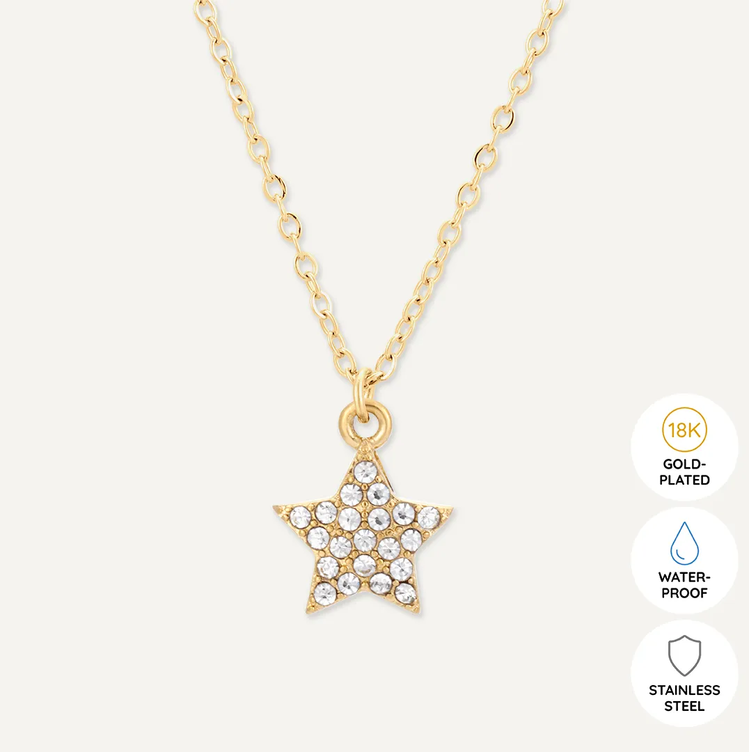 Memories: "YOU'RE A STAR" | Star Necklace | 18K Gold-Plated