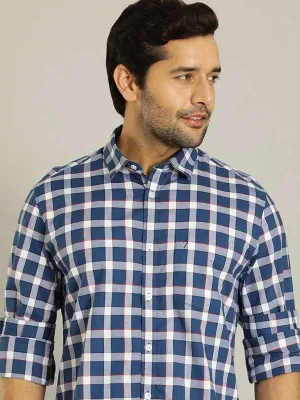 Men Checked Full Sleeve Cotton Shirt