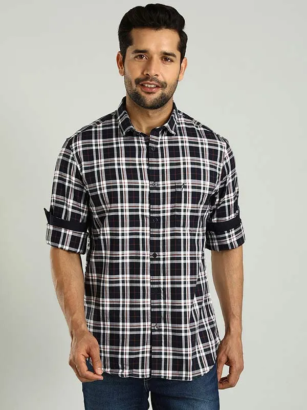 Men Checked Full Sleeve Cotton Shirt