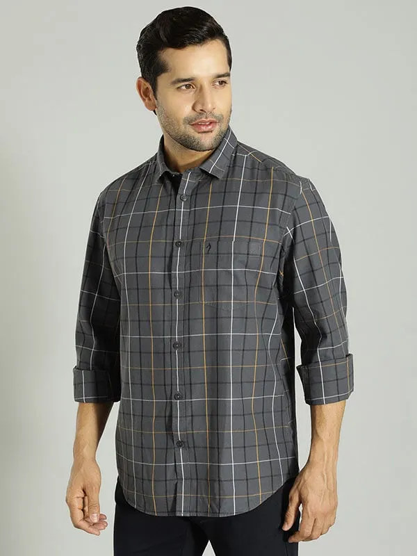 Men Checked Full Sleeve Cotton Shirt