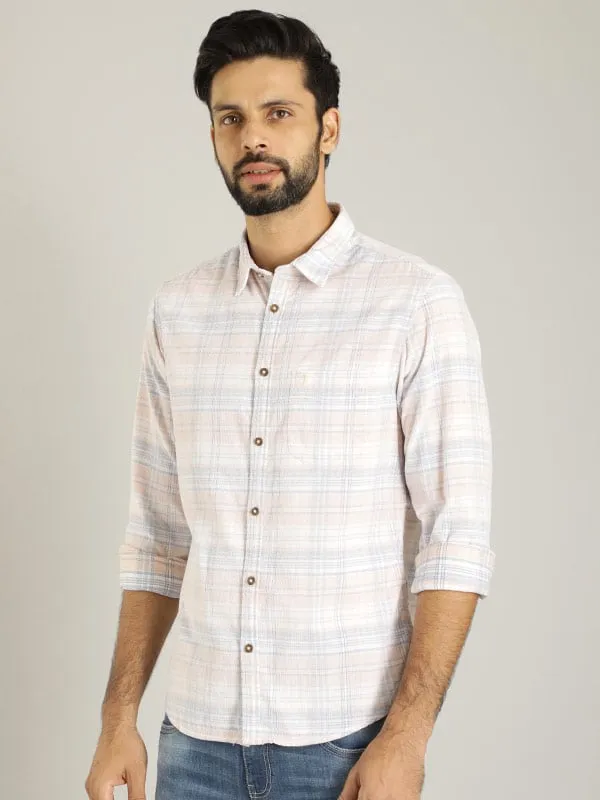 Men Checked Full Sleeve Cotton Shirt