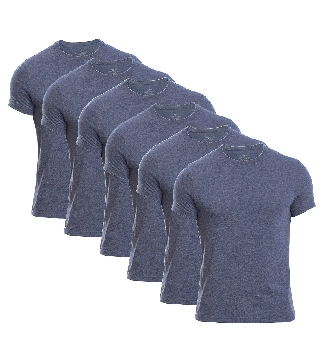 MEN’S H. BLUE CREW NECK T-SHIRT - 6 PK