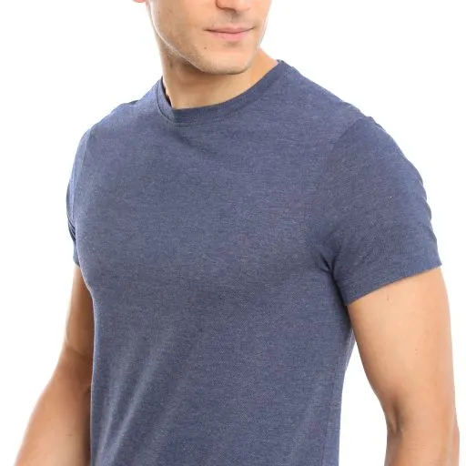 MEN’S H. BLUE CREW NECK T-SHIRT - 6 PK