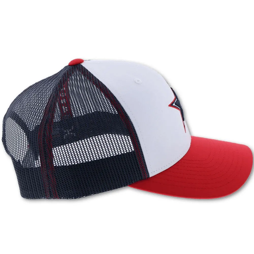 "Dallas Cowboys" Hat w/ Star Logo (Red/White/Blue)