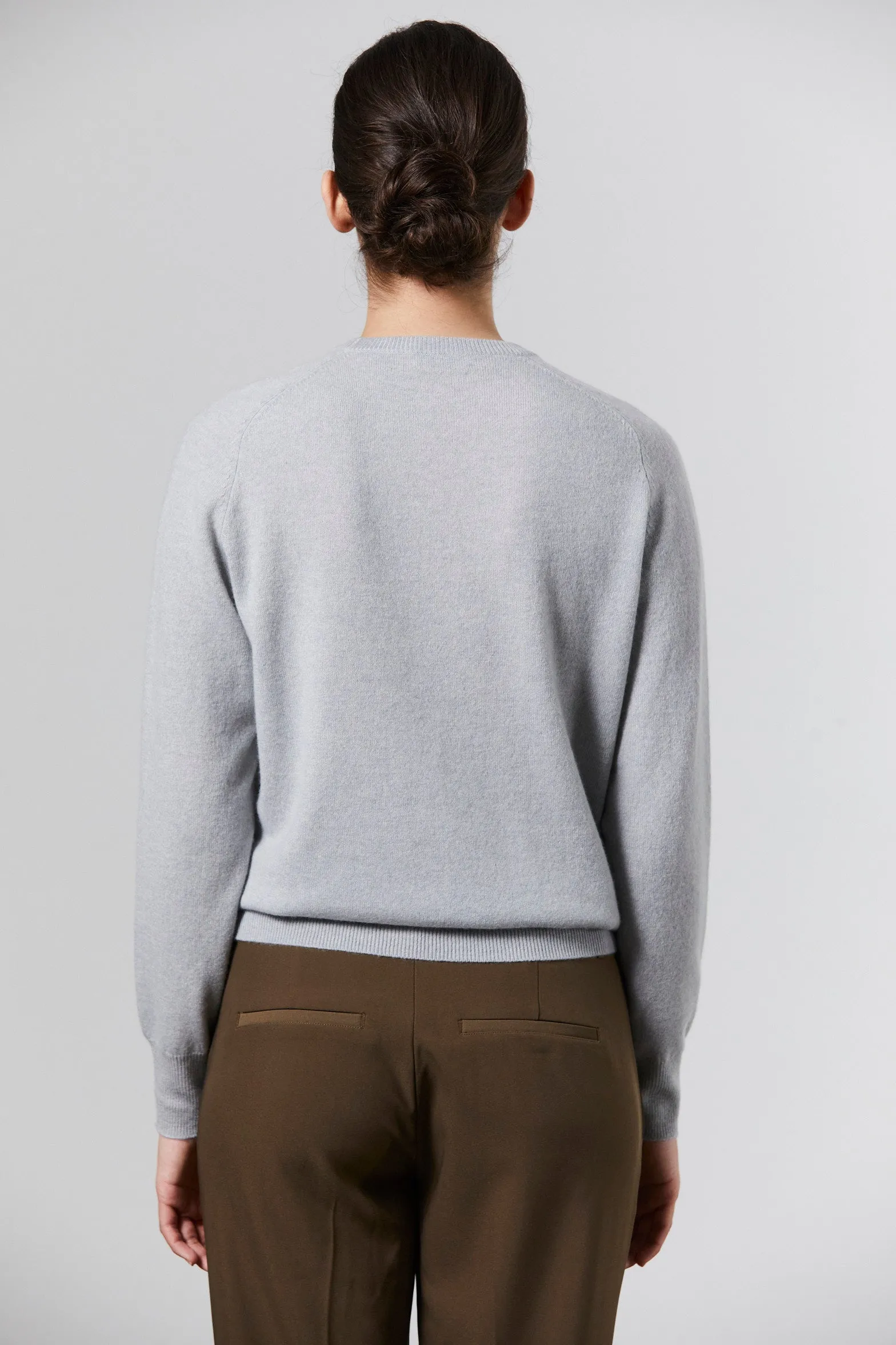 Sam Cashmere Crew - Slate Blue