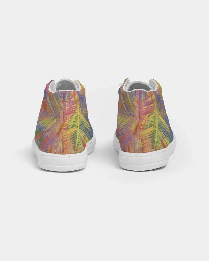 SMF Foliage Colorful Kids Hightop Canvas Shoe