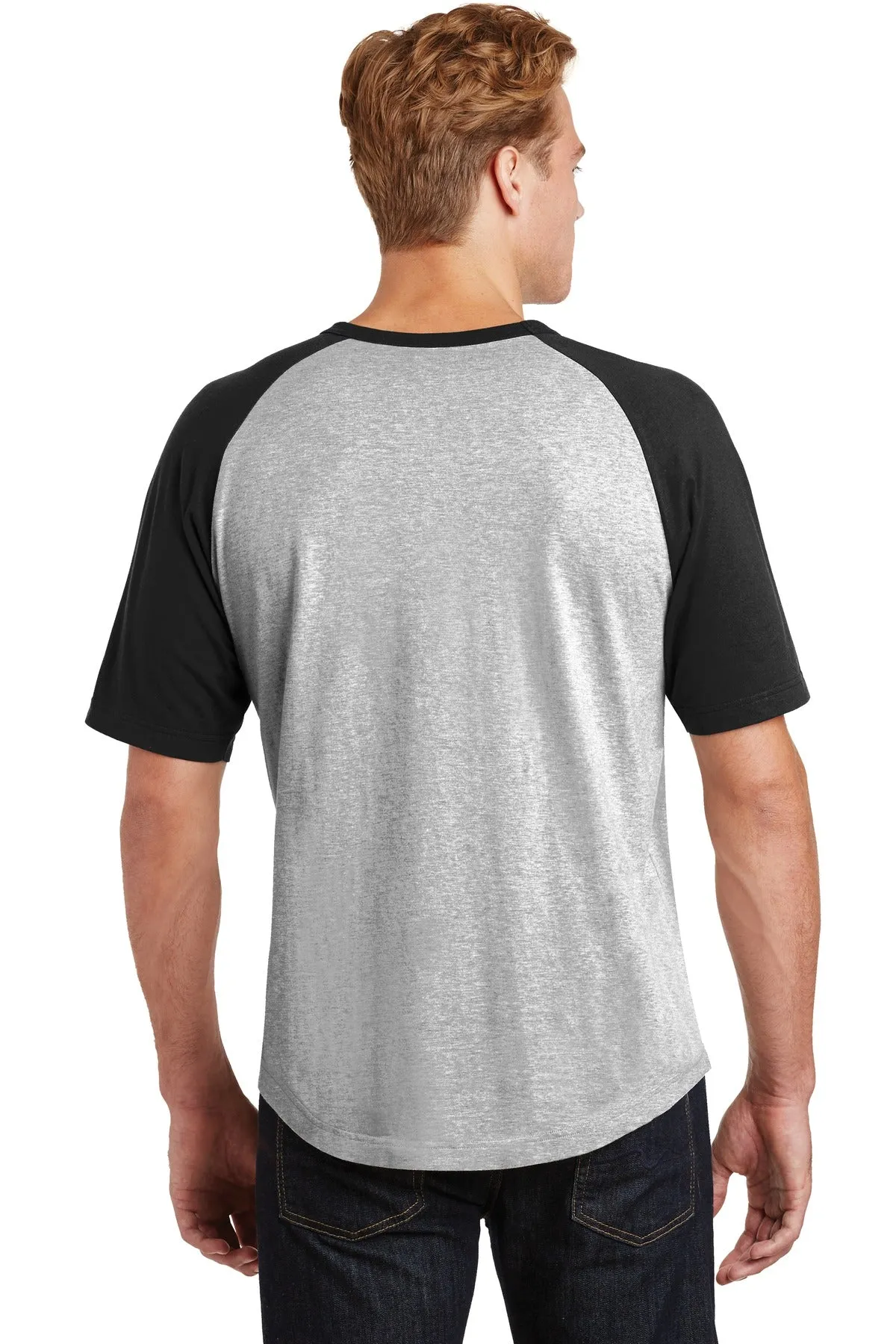 Sport-Tek® Short Sleeve Colorblock Raglan Jersey. T201