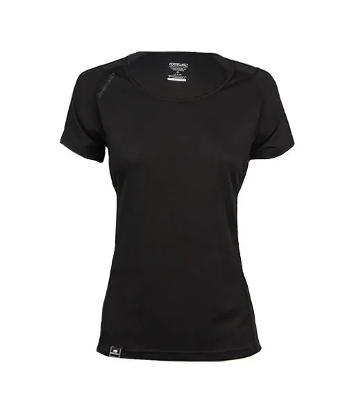 Women's Active Run Tee - BLACK